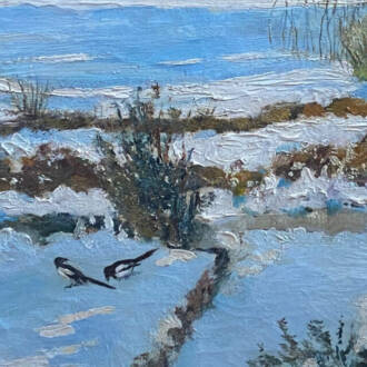 Winterlandschap - Jan Kleintjes